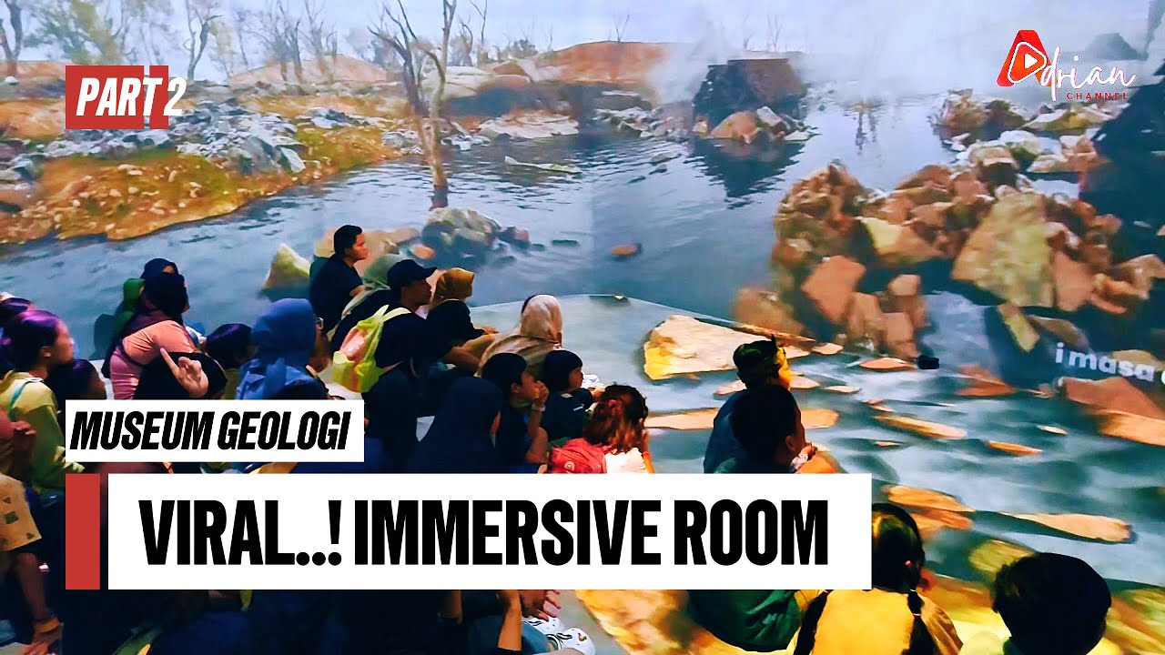 Viral...! Immersive Room Museum Geologi Bandung,,,, KEREN