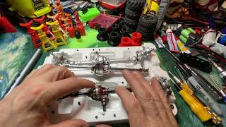 HG p407 TAMIYA bruiser clone kit build All mods Differential tear down￼ video 5 Diff tear down￼￼