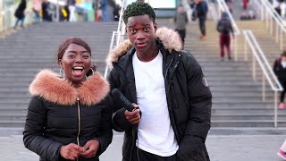 JTube with FOKTV asking the public in London if the girls prefer ni...