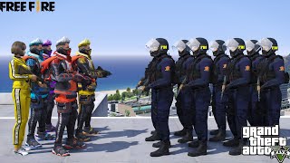 GTA 5 Free Fire Phi Vụ Giải Cứu Kelly Cobra Đỏ Tấn Công Đội Đặc Nhiệm FBI Swat Đang Bắt Giữ Con Tin