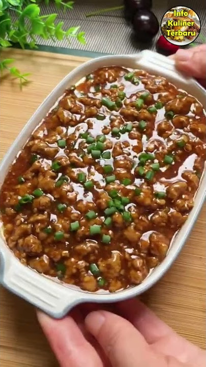 Masak Tim Tahu Telur Topping Daging Cincang | Info Kuliner Terbaru