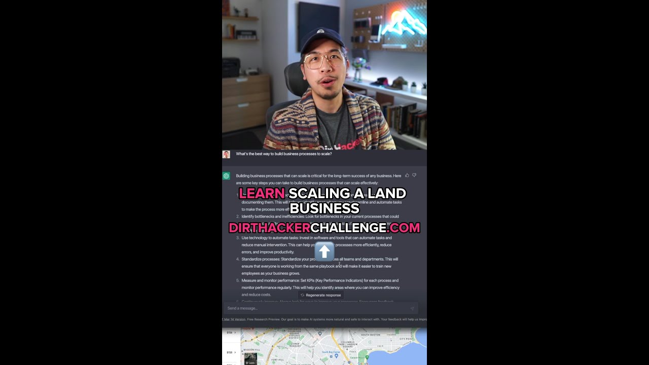 ChatGPT on Scaling (Land) Business Processes!