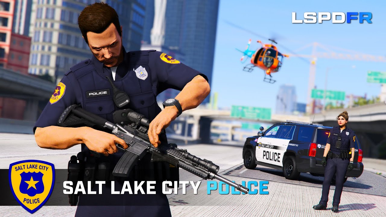 Code-99: Freeway Turns into a Warzone! | Salt Lake City Police | GTA5 ...