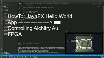 Alchitry Au FPGA/JavaFx Hello World Part 1