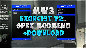 [PS3/MW3] Exorcist v2 SPRX Modmenu (Pre-Game Menu, Non-Host Menu, Unlock All & More) +Download