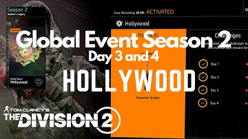 The Division 2: Hollywood Global Event Day 3 and 4 tips