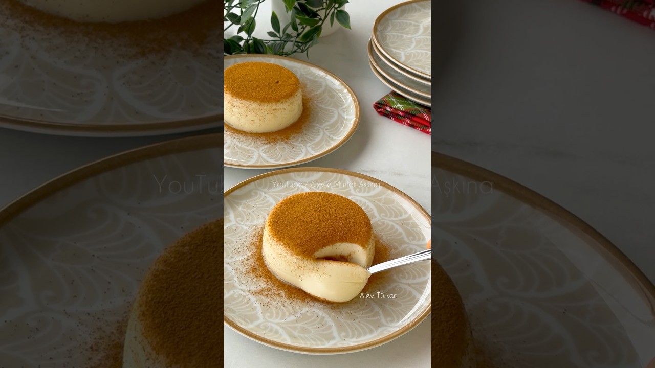 İftar sonrası yapılacak en hafif en kolay sütlü tatlı tarifi 🤤