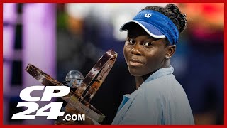 Mboko caps off fairy tale run with a victory in National Bank Open final