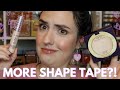 NEW Tarte Shape Tape Ultra Creamy Concealer + Glow Powder | Demo + DRY SKIN Wear Test