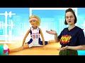 Видео игры - Кукла Барби хочет похудеть! Спортивный зал для Barbie! – Новые игры для девочек.