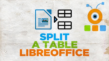 How to Split a Table in LibreOffice Writer