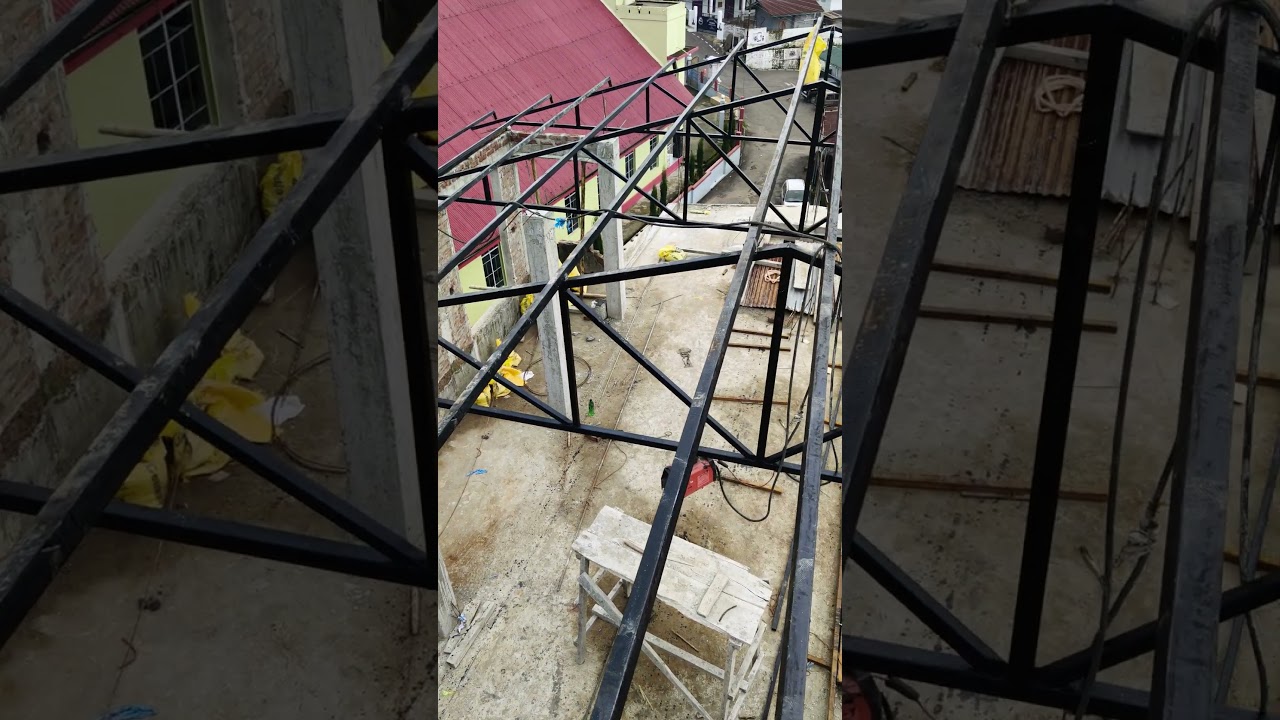Iron Truss installation | metal Truss |