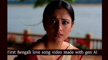 First Bengali music video love song created with AI with consistent character #aiwoman #lovesong