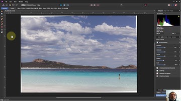 Straighten horizon in Develop Persona with Lens Correction in Affinity Photo