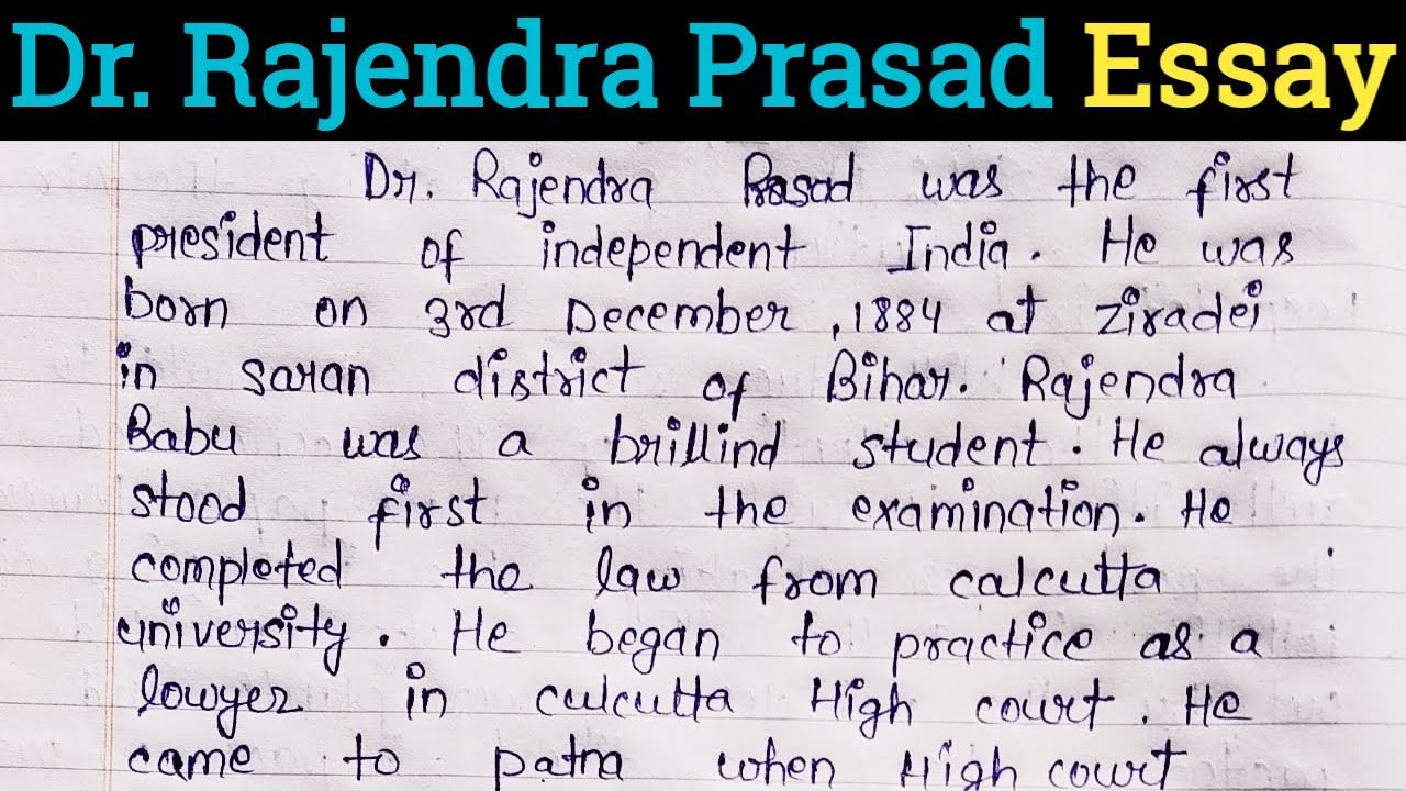 dr rajendra prasad short essay in english