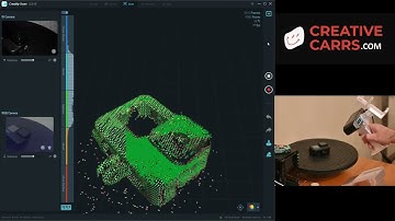 Using auto merge for a complete model in Creality Scan and mesh simplification