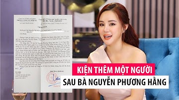 Vy Oanh tuyên bố kiện thêm một người nữa sau doanh nhân Nguyễn Phương Hằng