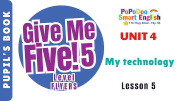 Give Me Five! 5 - Unit 4: My technology - Lesson 5
