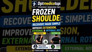 "Frozen Shoulder Treatment | Improve Extension, External & Internal Rotation" #exercisetherapy