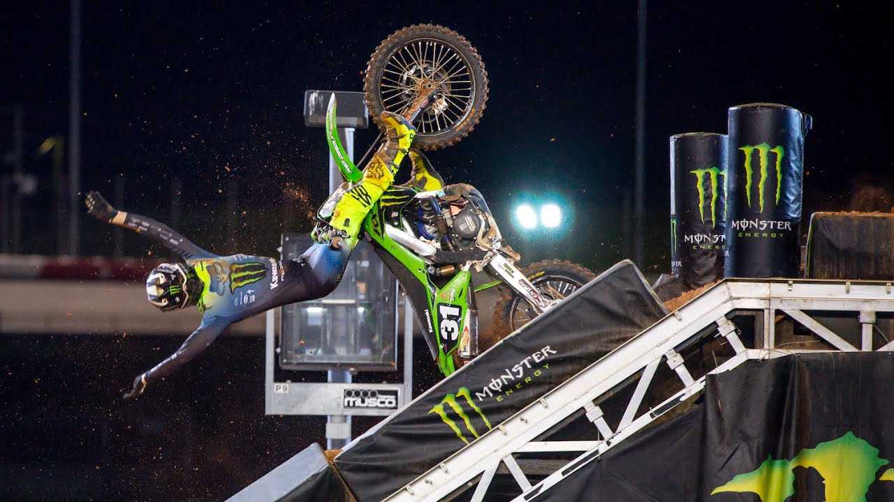 Cameron McAdoo CRASH & COMEBACK Supercross Hero YouTube