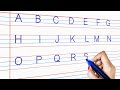 Writing capital letters alphabet for children  english alphabets a to z for kids