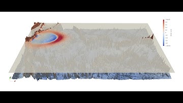 Tohoku 2011 Tsunami on an Adaptive Grid using Dynamic Resources