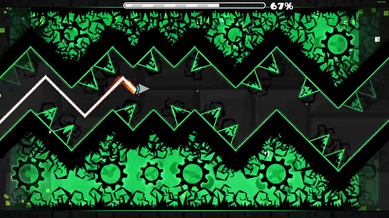Waterfall geometry dash