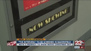 The Interview to be screened in Bakersfield