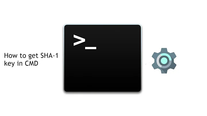 Get SHA-1 Key by Command Prompt - Simplest Way