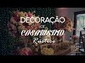 Decoração de casamento rústico no campo