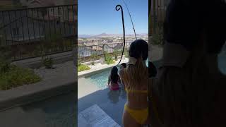 She pranked her friend at the pool
