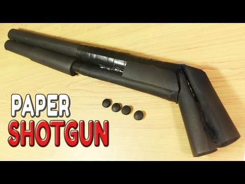How To Make A Paper Shotgun That Shoots Bullets