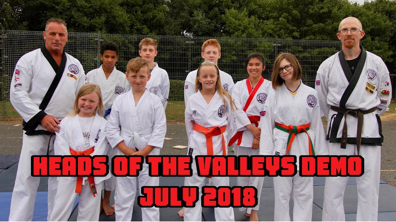 Wtsda Heads of the Valleys Tang Soo Do (WTSDA) Demo July 2018 - YouTube