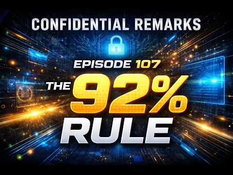 Video thumbnail for The 92% Rule: Why Most People Will Fall Behind.