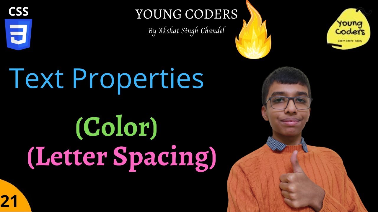 Text Properties | Color Property | Letter Spacing Property | CSS ...