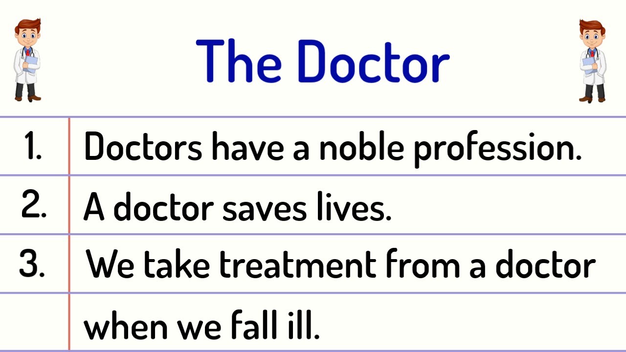 the doctor essay in english