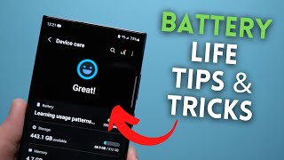 18+ Battery Tips to Drastically Improve Battery Life | Samsung S23 Ultra