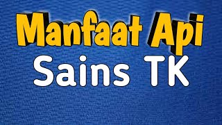 Pembelajaran TK Tema  Api - Manfaat Api