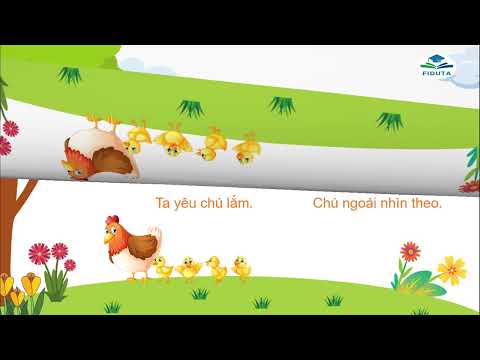 Video Dạy con học bài thơ Đàn gà con | Fiduta học cùng con - youtube