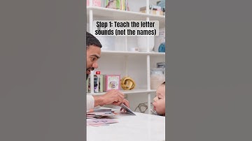 How to teach a 2 year old to read in 3 easy steps #shorts