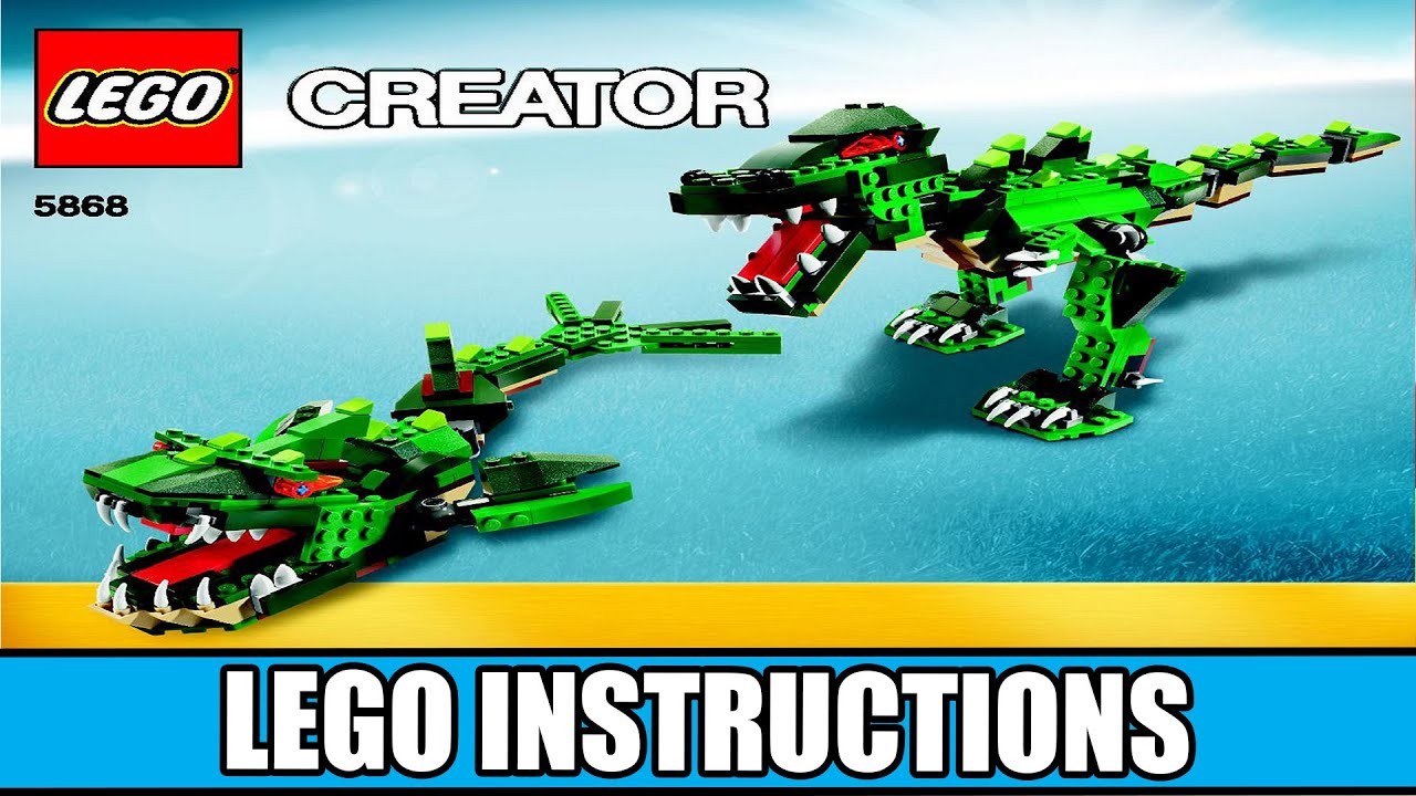 LEGO Instructions - Creator - 3 in 1 - 5868 - Ferocious Creatures
