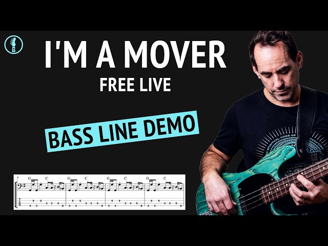 Andy Fraser's Epic Bass Line from 'I'm A Mover' (Live) | Bass Demo