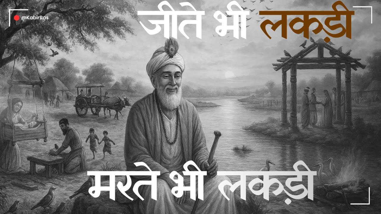 जीते भी लकड़ी मरते भी लकड़ी | Jeete Bhi Lakdi Marte Bhi Lakdi | Kabir Bhajan | Kabir Vani