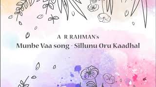 Video thumbnail of "Munbe Vaa | Sillunu Oru Kaadhal | A R Rahman | Instrumental"