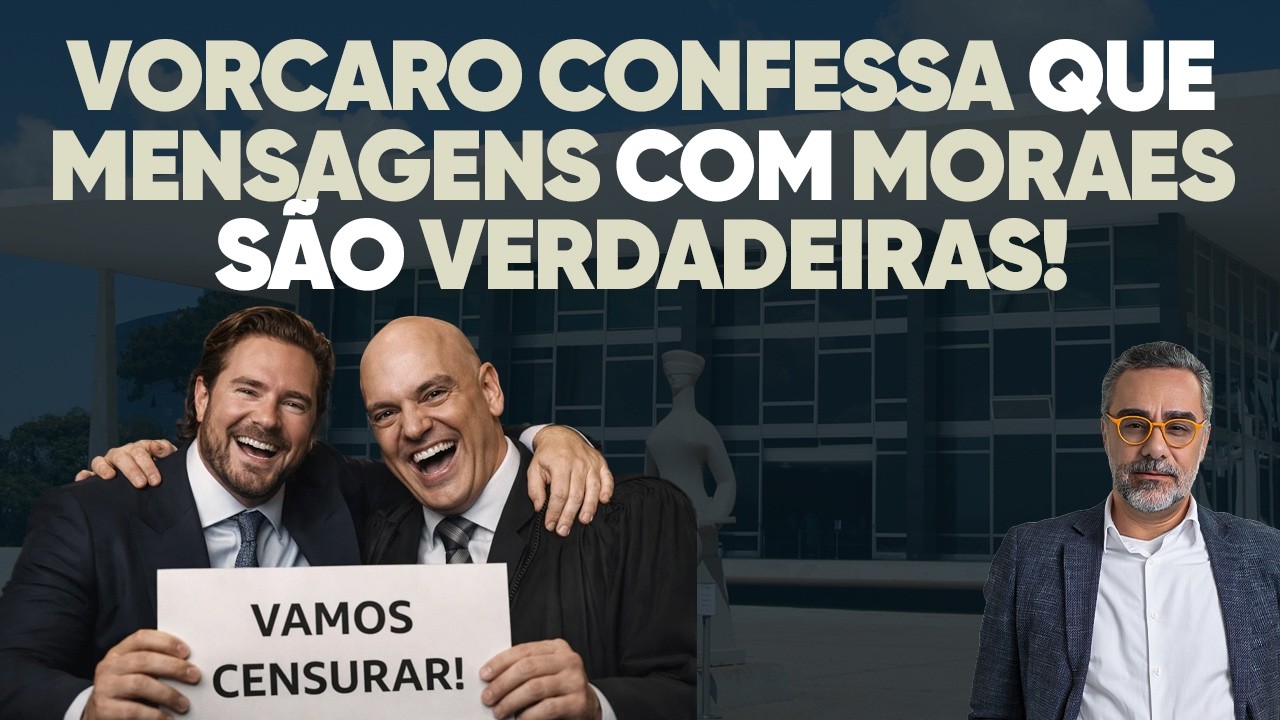 🚨 Vorcaro CONFESSA que mensagens com Moraes são verdadeiras!