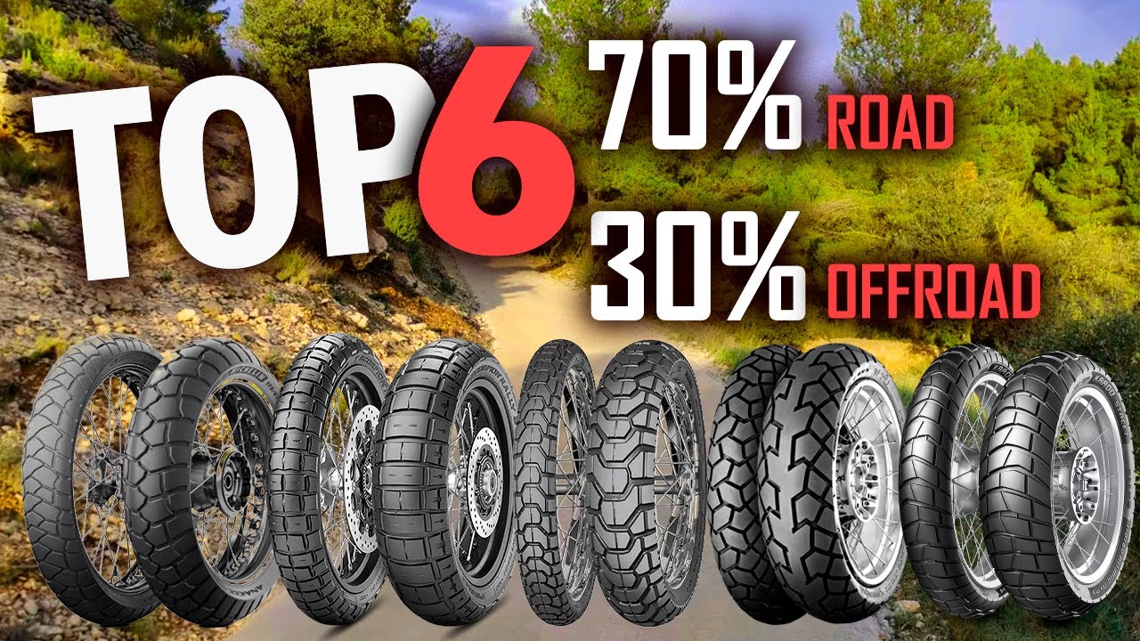 TOP 6 NEUMATICOS MOTO TRAIL 70/30 ADVENTURE OFFROAD 2025 2026