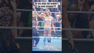 Do you enjoy the women’s tag team division??? #wwe #tagteam #women #shortvideo
