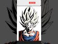 How to draw Goku|| MS paint || #drawing #dragonballz #goku
