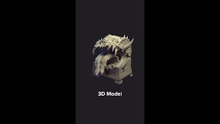 Stylized Monster Chest – From 3D Model to PBR Render