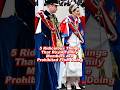 5 Ridiculous Things That Royal Family Members Are Prohibited From Doing #elizabeth #william #kate